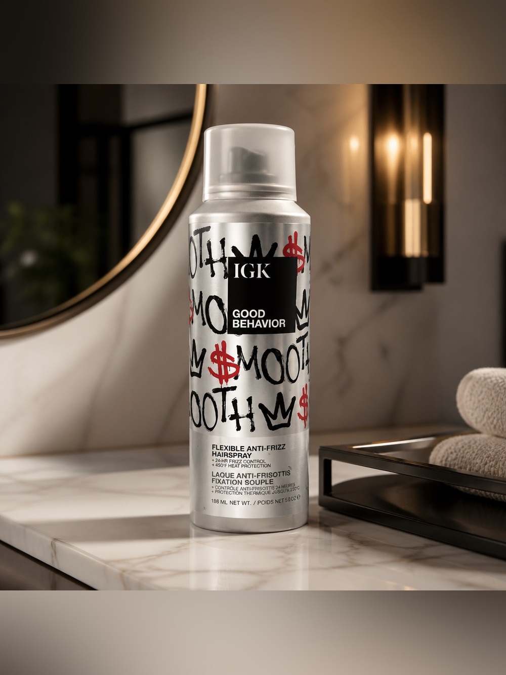 IGK Good Behavior Flexible Anti-Frizz Hairspray